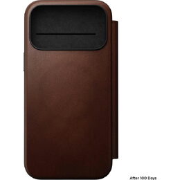 Modern Leather Folio iP17 ProMax Brown