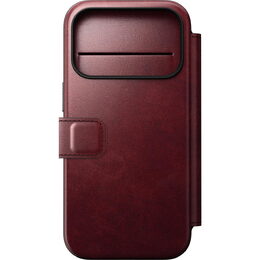 Modern Leather Folio iP17 Pro Burgundy