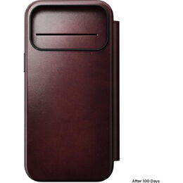 Modern Leather Folio iP17 ProMax Burgund