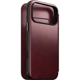 Modern Leather Folio iP17 ProMax Burgund