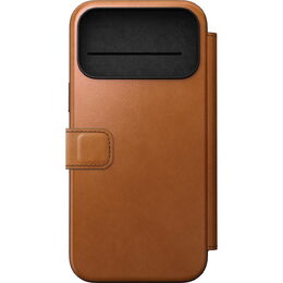 Mod.Leather Folio iP17 Pro Max Engl.tan