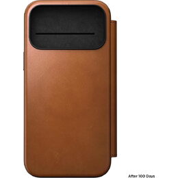 Mod.Leather Folio iP17 Pro Max Engl.tan