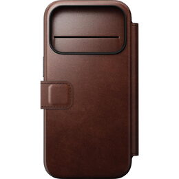 Modern Leather Folio iPhone 17 Pro Brown