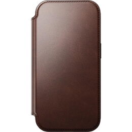 Modern Leather Folio iPhone 17 Pro Brown
