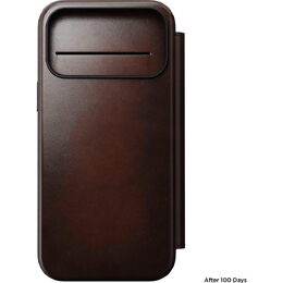 Modern Leather Folio iP17 Pro Max Brown