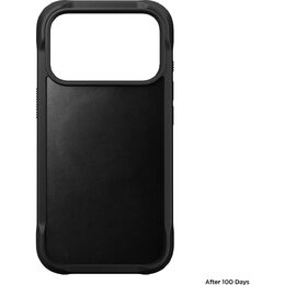Rugged Leather Case iPhone 17 Pro Black