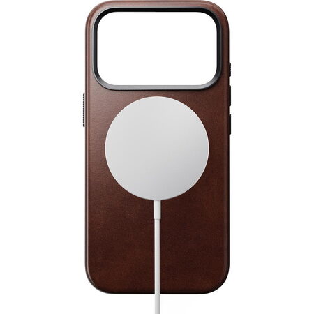 Leather Case iPhone 17 Pro Brown NOMAD