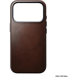 Leather Case iPhone 17 Pro Brown NOMAD