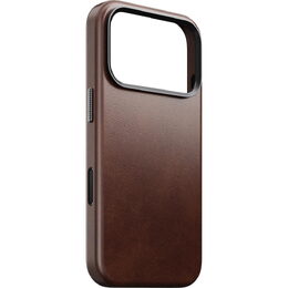 Leather Case iPhone 17 Pro Brown NOMAD