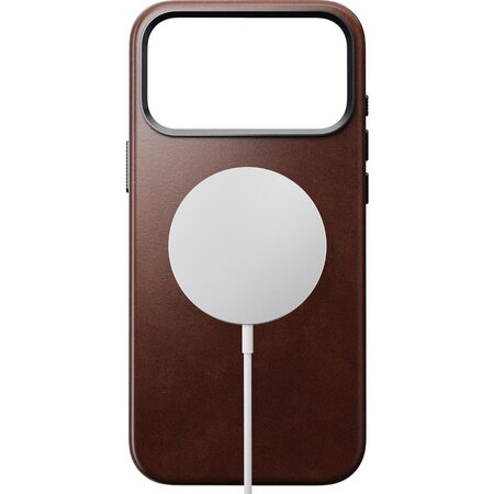 Leather Case iP17 Pro Max Brown NOMAD
