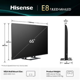 65E87Q MiniLED QLED HISENSE