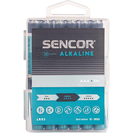 SBA LR03 24 BOX AAA Alk SENCOR