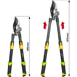 FZNR 1023 Pákové nůžky teles. FIELDMANN