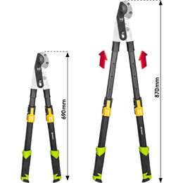 FZNR 1014 Pákové nůžky teles. FIELDMANN