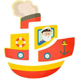 102191361 Puzzle Baby - lodička WOODY