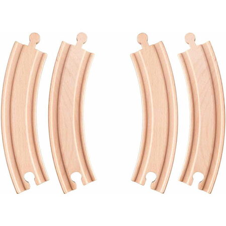 102190560 Kulaté koleje dlouhé 4ks WOODY