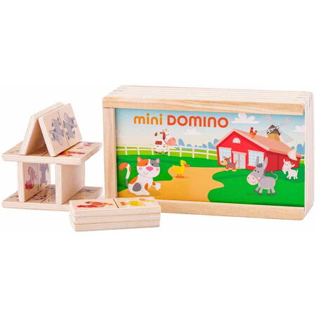 102190021 Minidomino Zvířátka WOODY
