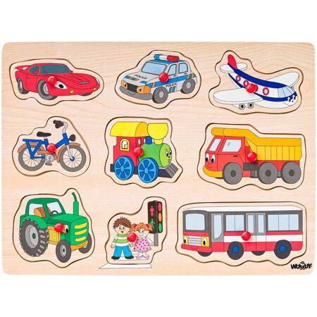 102191906 Puzzle-dopravní prostře. WOODY