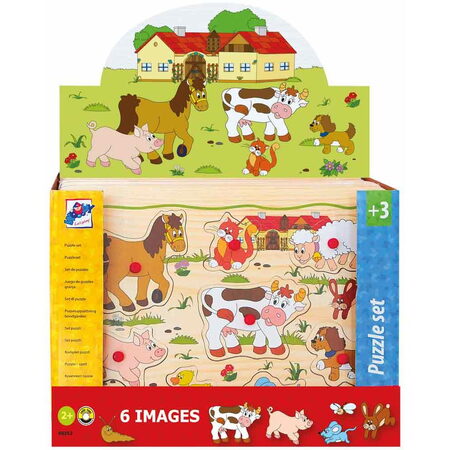 102190252 Puzzle-dětské motivy WOODY