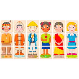 102190329 Puzzle-lidé a povolání WOODY