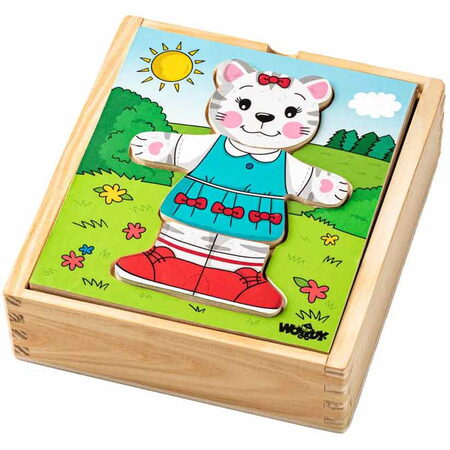 102190019 Puzzle-šatní skříň-koč. WOODY