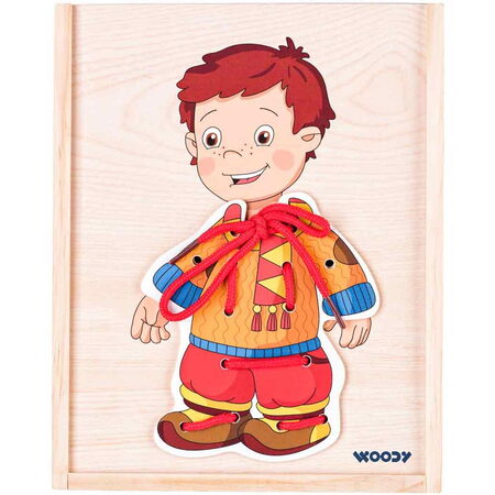 102190018 Šněr.šatní skříň-kluk WOODY