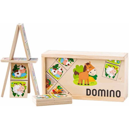 102190093 Domino Domácí zvířata WOODY