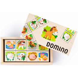 102190093 Domino Domácí zvířata WOODY