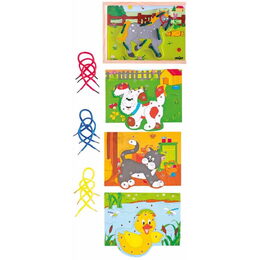 102190920 Prošívací krab.-zvířátka WOODY