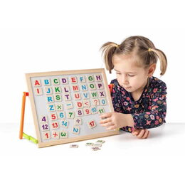 102190107 Magnetická tabulka ABC WOODY