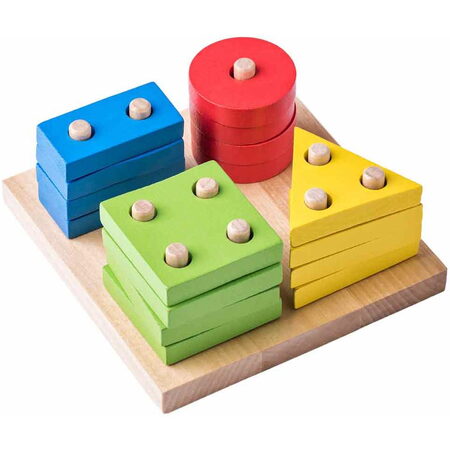 102190264 Základní tvary na desce WOODY