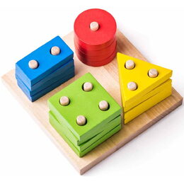 102190264 Základní tvary na desce WOODY