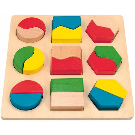 102190005 Destička s geomet. tvary WOODY