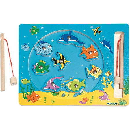 102190026 Kruh Rybolov-magnet.hra WOODY