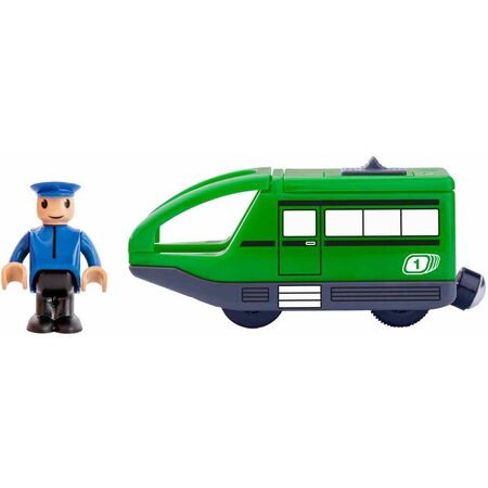 102191907 Elektrická mašinka-zel. WOODY