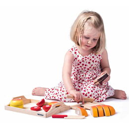 102191904 Tác se snídaní - krájení WOODY