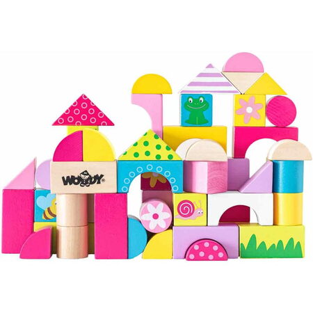 102191302 Kostky 50dílů s potiskem WOODY