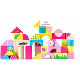 102191302 Kostky 50dílů s potiskem WOODY