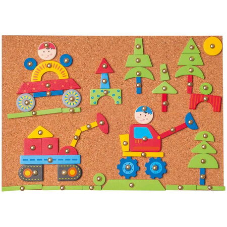 102191100 Deska s přib.tvary-auta WOODY