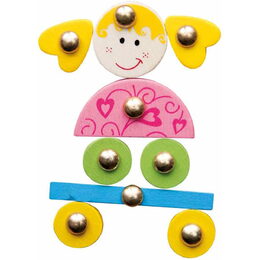 102191101 Deska s přib.tvary-růžo. WOODY