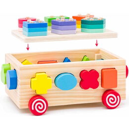 102191988 Vozík s tvary 3v1 WOODY