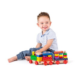 102190840 Skládací vlak s potiskem WOODY