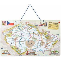 102191230 Magnetická mapa ČR WOODY