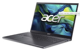 Ntb Acer Aspire 17 (A17-51GM-787Z) INTEL Core 7-150U, 17.3", RAM 32GB, SSD 1024 GB NVIDIA® GeForce RTX™ 2050 - 4GB, FPR, Microsoft Windows 11 Pro - šedý
