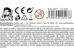 Hračka MaDe Vagón pro cestující, na baterie, světlo, 30,5 cm