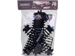 Hračka MaDe Koleje sada, 22 cm, 1 x křížení, 2 x vyhýbka, spojky