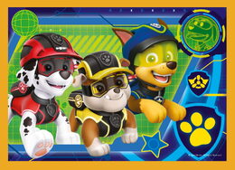 Puzzle 4v1 Prázdniny Tlapková Patrola/Paw Patrol 28,5x20,5cm v krabici 28x28x6cm