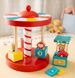 Petit Collage Dřevěný kolotoč - poškozený obal