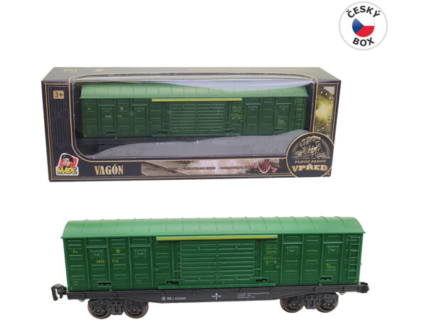 Hračka MaDe Vagón, krytý, 25 cm