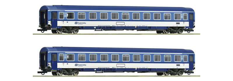 Roco 2dílná sada: Vůz Eurofima CD - 6200157